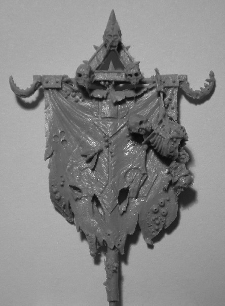 Forge World Death Guard Dreadnought banner front