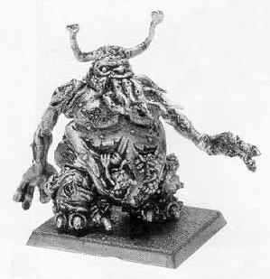 Example of a completed model of a Great Unclean One (1st release)
