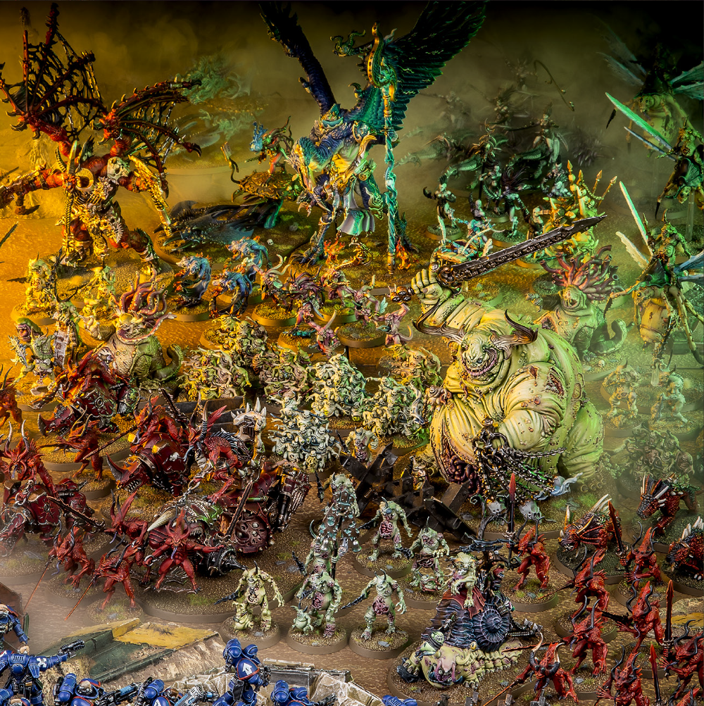 An army of Chaos Daemons